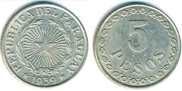 5 pesos