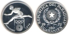 150 guaraníes (Olímpiadas Munich 1972-Carrera de Obstáculos)