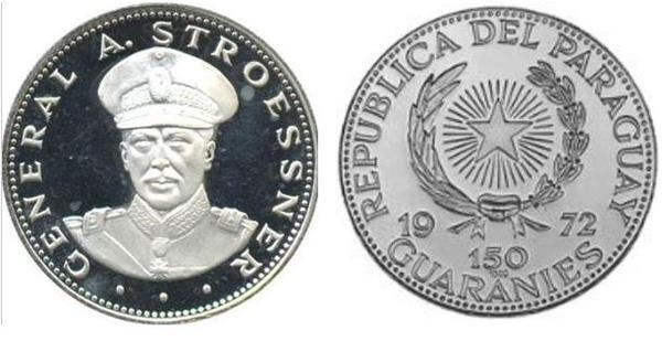 150 guaraníes (General Alfredo Stroessner)