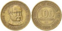 100 soles (150th Anniversary of the Birth of Admiral Miguel Grau)