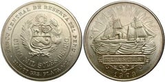 5.000 soles (100th Anniversary of the Battle of Iquique)