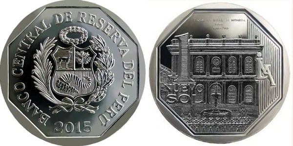 1 nuevo sol (450th Anniversary of the Mint)