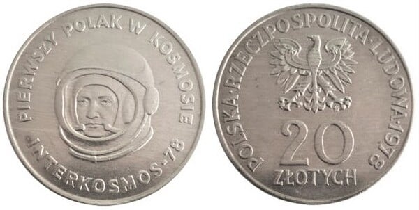 20 zlotych (First Polish Cosmonaut)