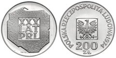 200 zlotych (30th Anniversary of the People's Republic)