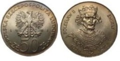 50 zlotych (Duque Boleslao II El Temerario)