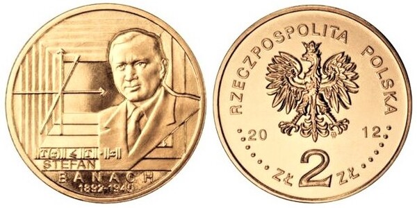 2 zlote (120th Anniversary of the Birth of Stefan Banach)