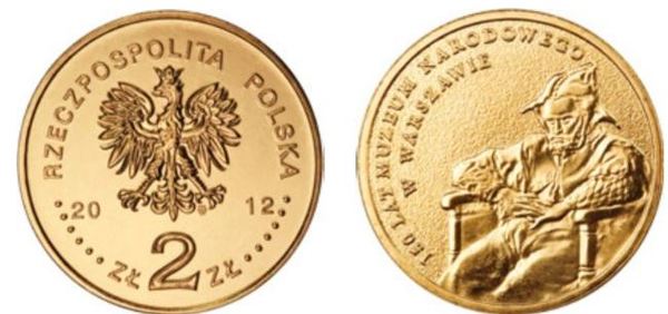 2 zlote (150th Anniversary of the National Museum in Warsaw)