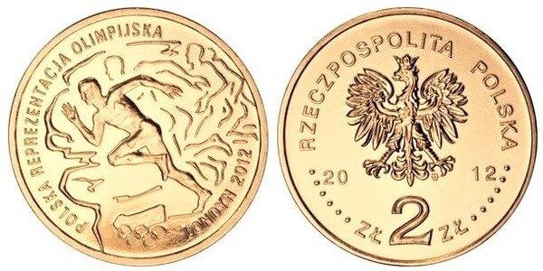 2 zlote (XXX Summer Olympic Games-London 2012)