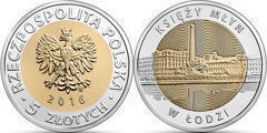 5 zlotych (Ksiezy Młyn en Lodz)