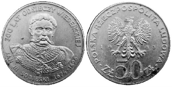 50 zlotych (King John III Sobieski)