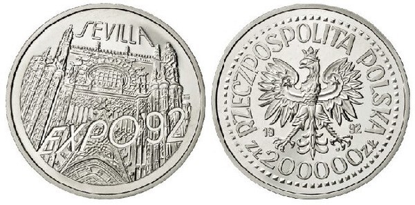 200.000 zlotych (Seville Expo)