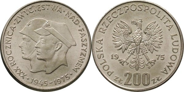 200 Złotych (30th Anniversary of the Victory over Fascism)