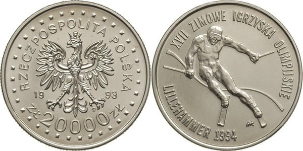 20.000 złotych (XXIII Olympic Games - Los Angeles1994)