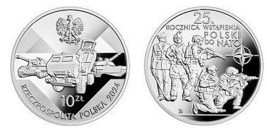 10 zlotys (Poland's accession to NATO)