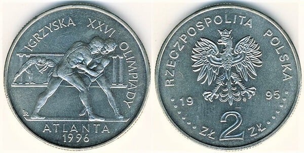 2 zlote (XXVI Atlanta 1996 Olympic Games)