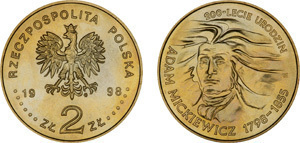 2 zlote (Adam Mickiewicz)