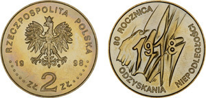 2 zlote (Independence of Poland)