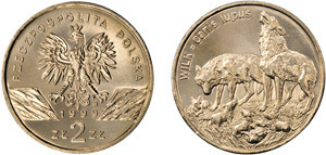 2 zlote (Wolf)