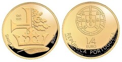 1/4 euro (Rey Dionisio I - 1261/1325)