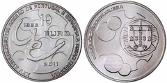 10 euro (25th Anniversary of Portugal's and Spain's accession to the EU)