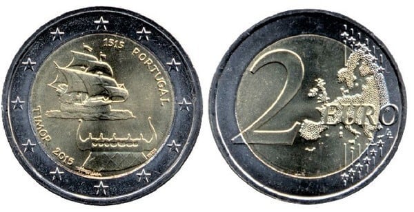 2 euro (500th Anniversary of first contacts with Timor)