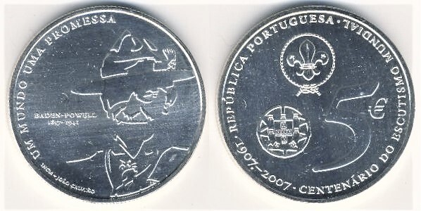 5 euro (100th Anniversary of the Escort Movement)