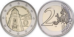 2 euro (250 Aniversario de la construcción de la Torre de los Clérigos - Oporto)