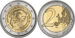 2 euro (500 Aniversario de la Circunnavegación de Magallanes)