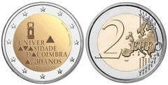 2 euro (730 Aniversario de la Universidad de Coimbra)