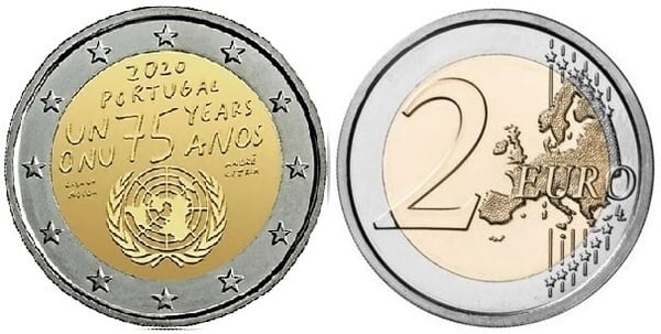 2 euro (75th Anniversary of the UN)