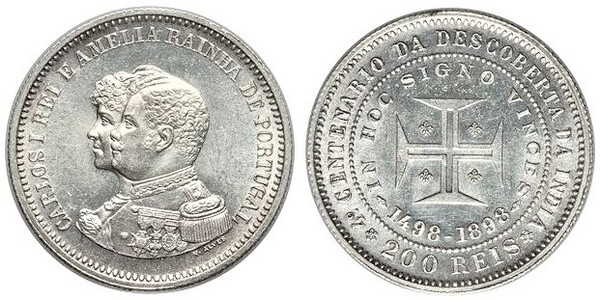 200 reis (400th Anniversary of the Discovery of India)