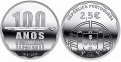 2,50 euro (100 Aniversario del submarino Espadarte)