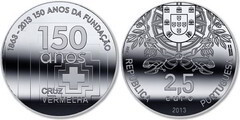 2,50 euro (150th Anniversary of the Portuguese Red Cross Foundation)