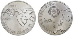 2,50 euro (70 Aniversario del Final de la II Guerra Mundial)