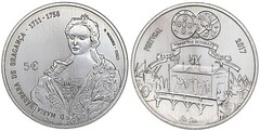 5 euro (Barbara de Bragança)