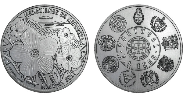 7,50 euro (Iberoamerican series: Natural beauties - Madeira)