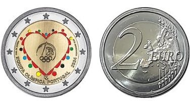 2 euro (Equipo Olimpico-Color)