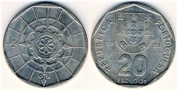 20 escudos