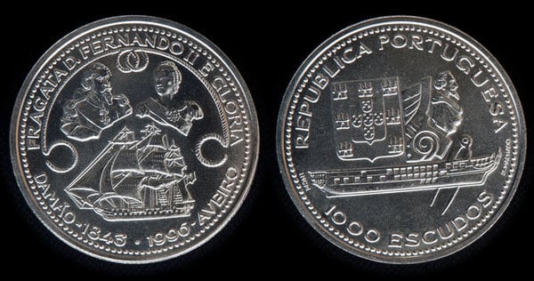 1.000 Escudos (Frigate D. Fernando II e Glória)