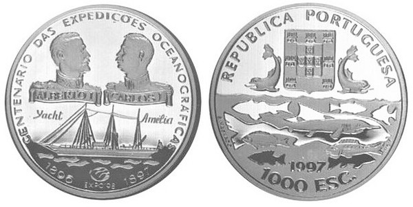 1.000 escudos (Centenary of the Oceanographic Expeditions)