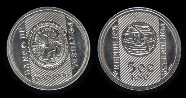 500 Escudos (150th Anniversary of the Foundation of Banco de Portugal)