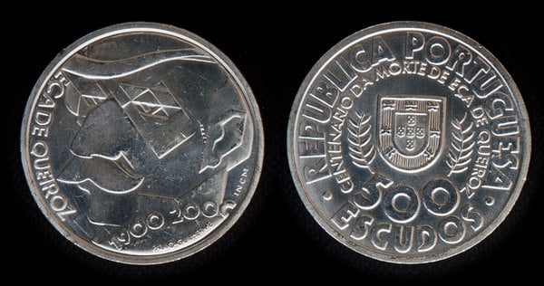 500 Escudos (1st Centenary of the Death of Eça de Queiroz)