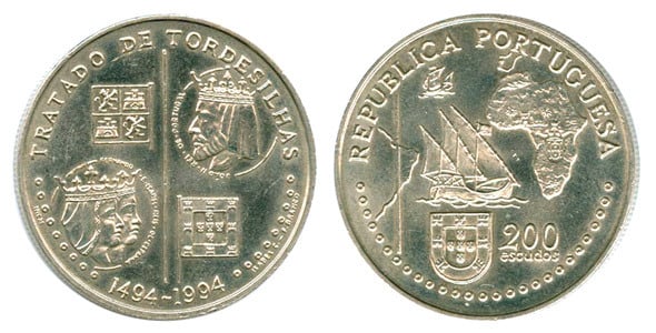 200 Escudos (Treaty of Tordesilhas)