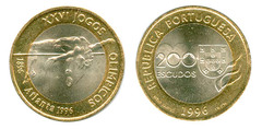 200 Escudos (XXVI Jogos Olímpicos - Atlanta 96)