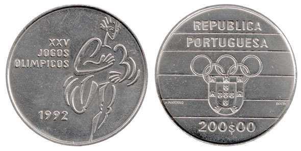 200 Escudos (XXV Olympic Games - Barcelona 92)