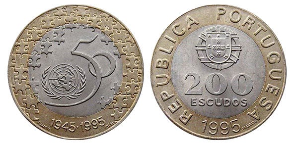 200 Escudos (50th Anniversary of the UN)