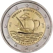 2 euro (500th Anniversary of the Birth of Fernão Mendes Pinto)