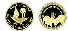 100 riyals (Asian Games 2006-Arabian Oryx)