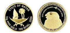 100 riyals (Asian Games 2006-Borni Falcon)