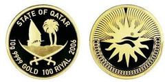 100 riyals (Asian Games 2006-Logo)